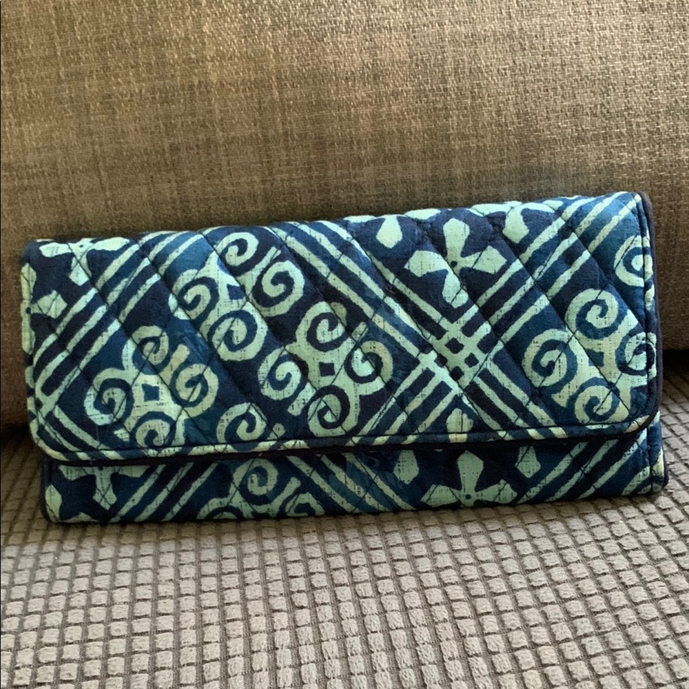 Vera Bradley Cuban Tiles Trifold Long Wallet